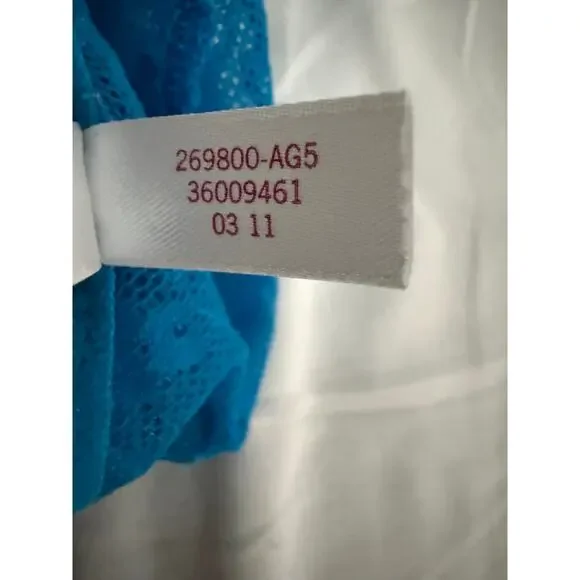 NWOT VS PINK Lace Back String Bikini Party 86 Animal Blue XS 2011 - Picture 4 of 4